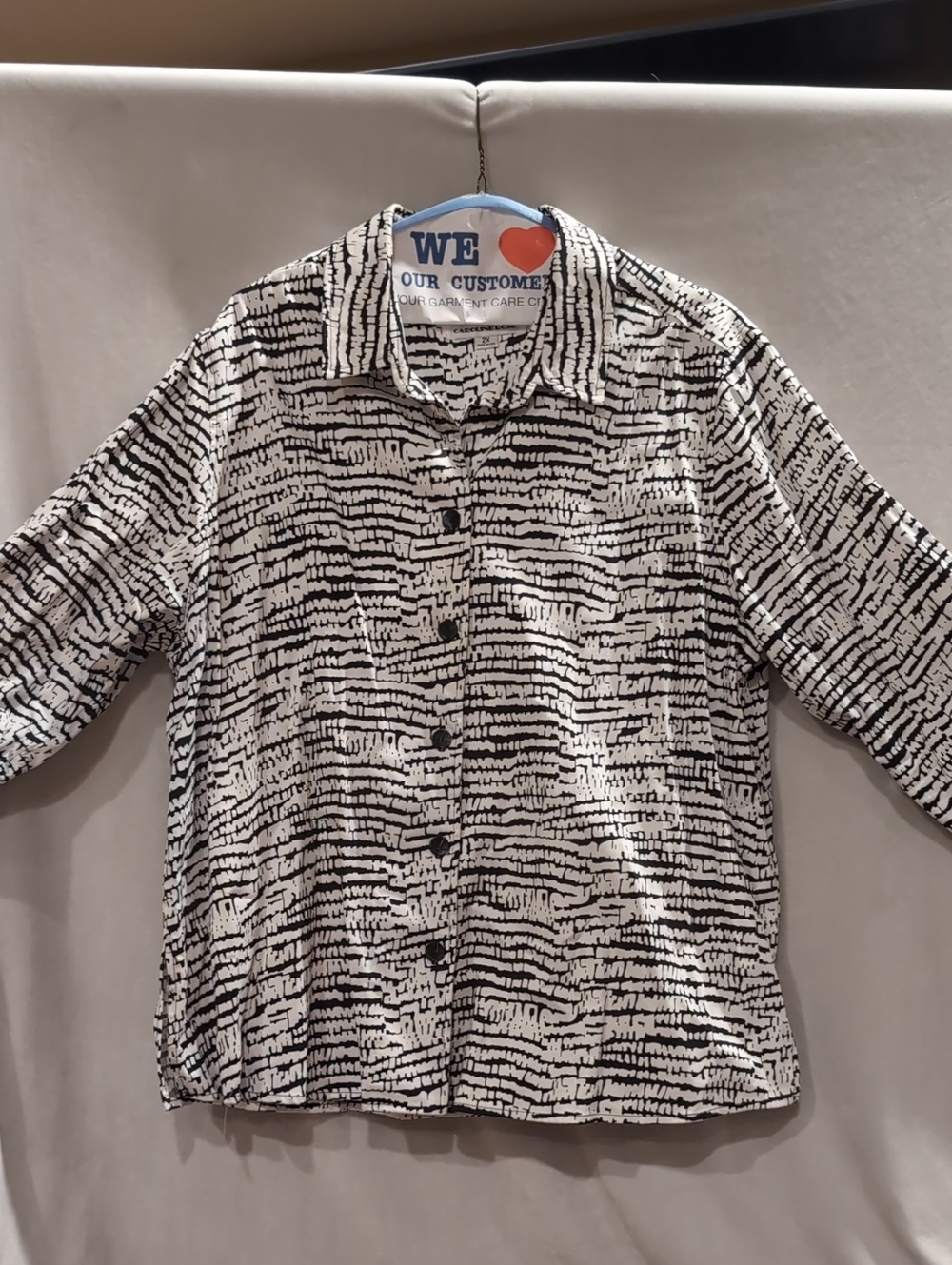 Caroline Rose black & White Blouse